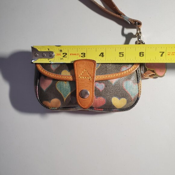Vintage Y2K Dooney & Bourke Heart logo Wristlet **Read Description** - Picture 13 of 16